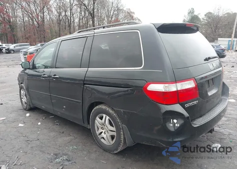 2007 Honda Odyssey Ex-L из США, поврежденный, VIN 5FNRL38637B109816